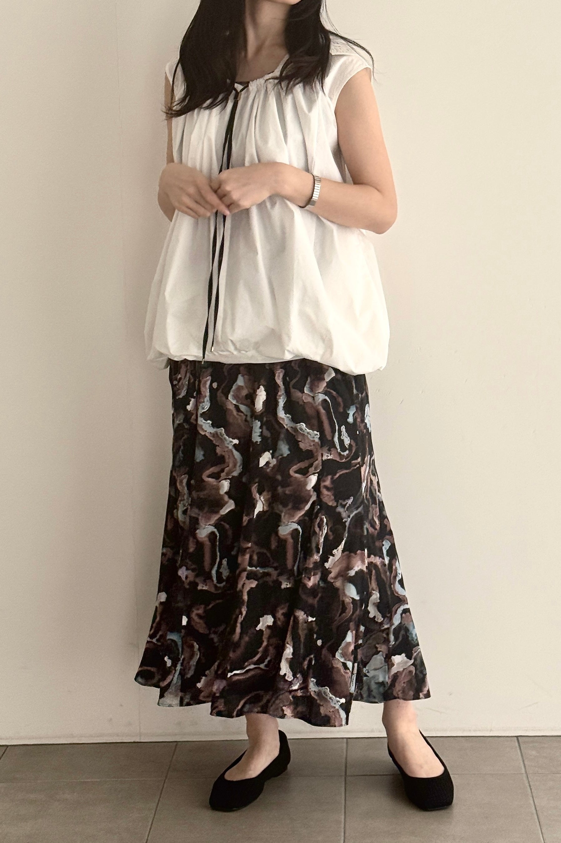 MURRAL Blumenbachia gathered tops (Mint)