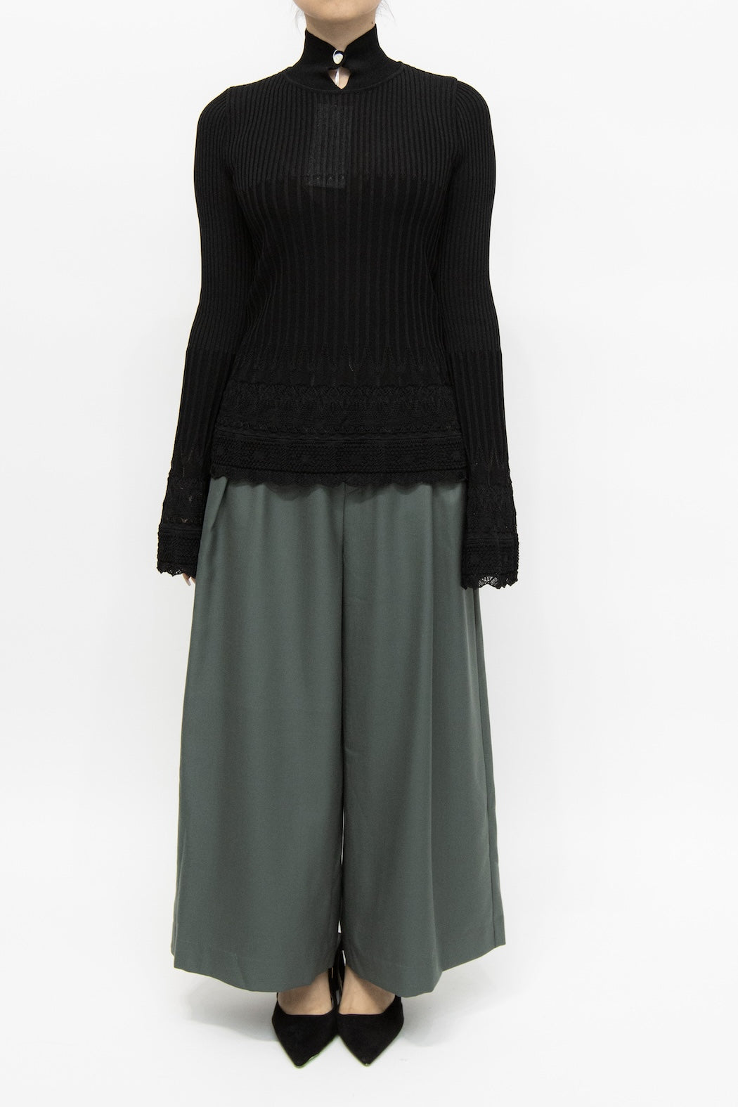 MURRAL Ivy wool culottes (Black)