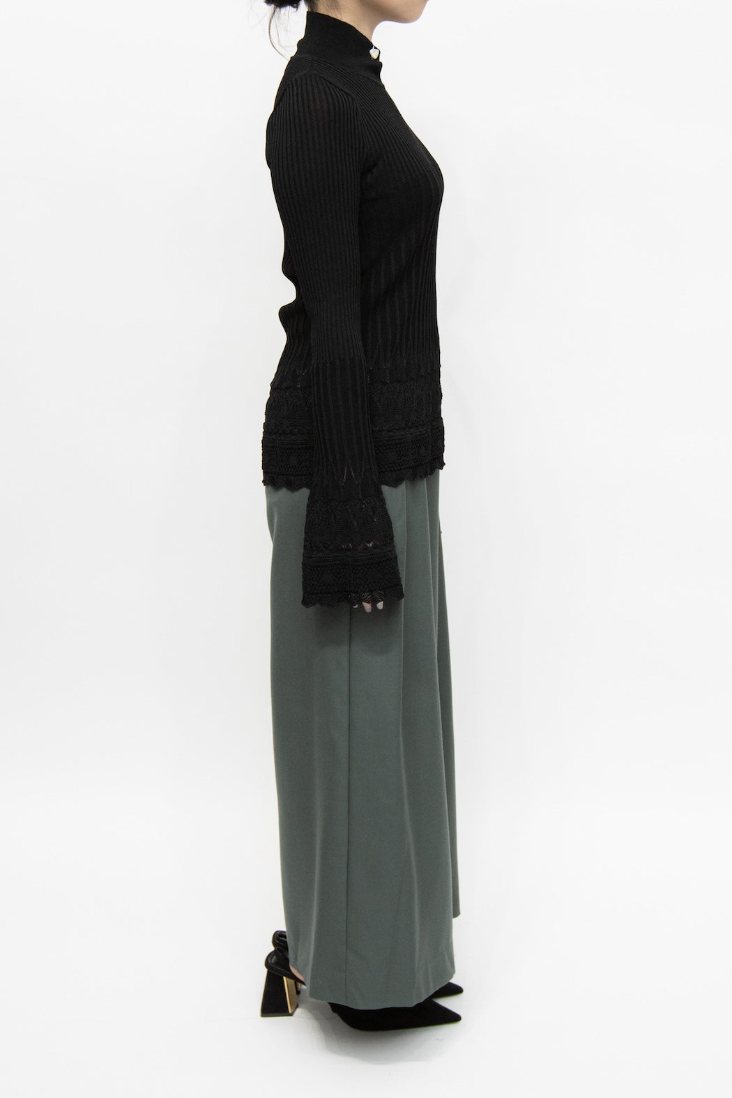 MURRAL Ivy wool culottes (Black)