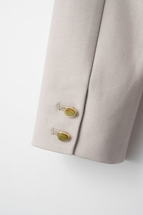 Melt off shoulder jacket (Ivory)
