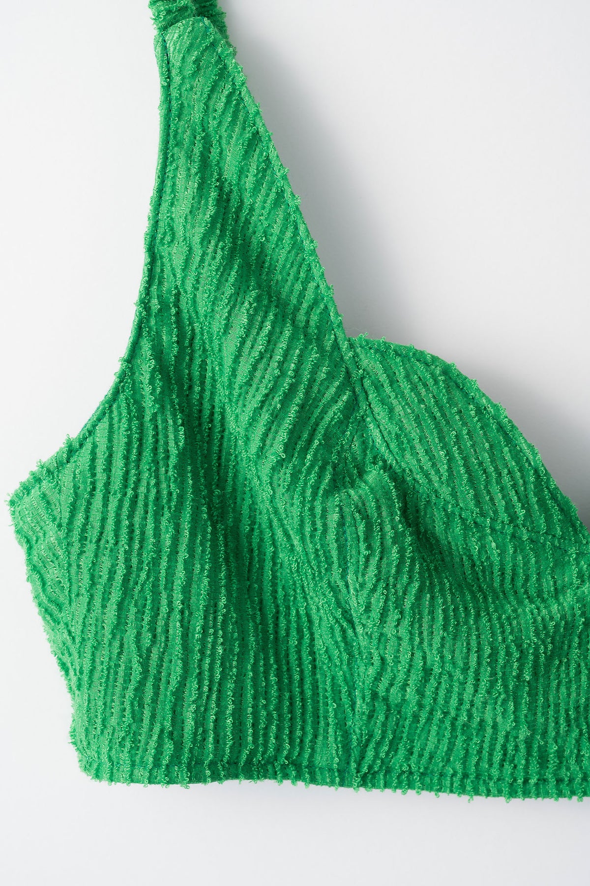Unevenness bra top (Green)