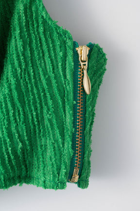 Unevenness bra top (Green)