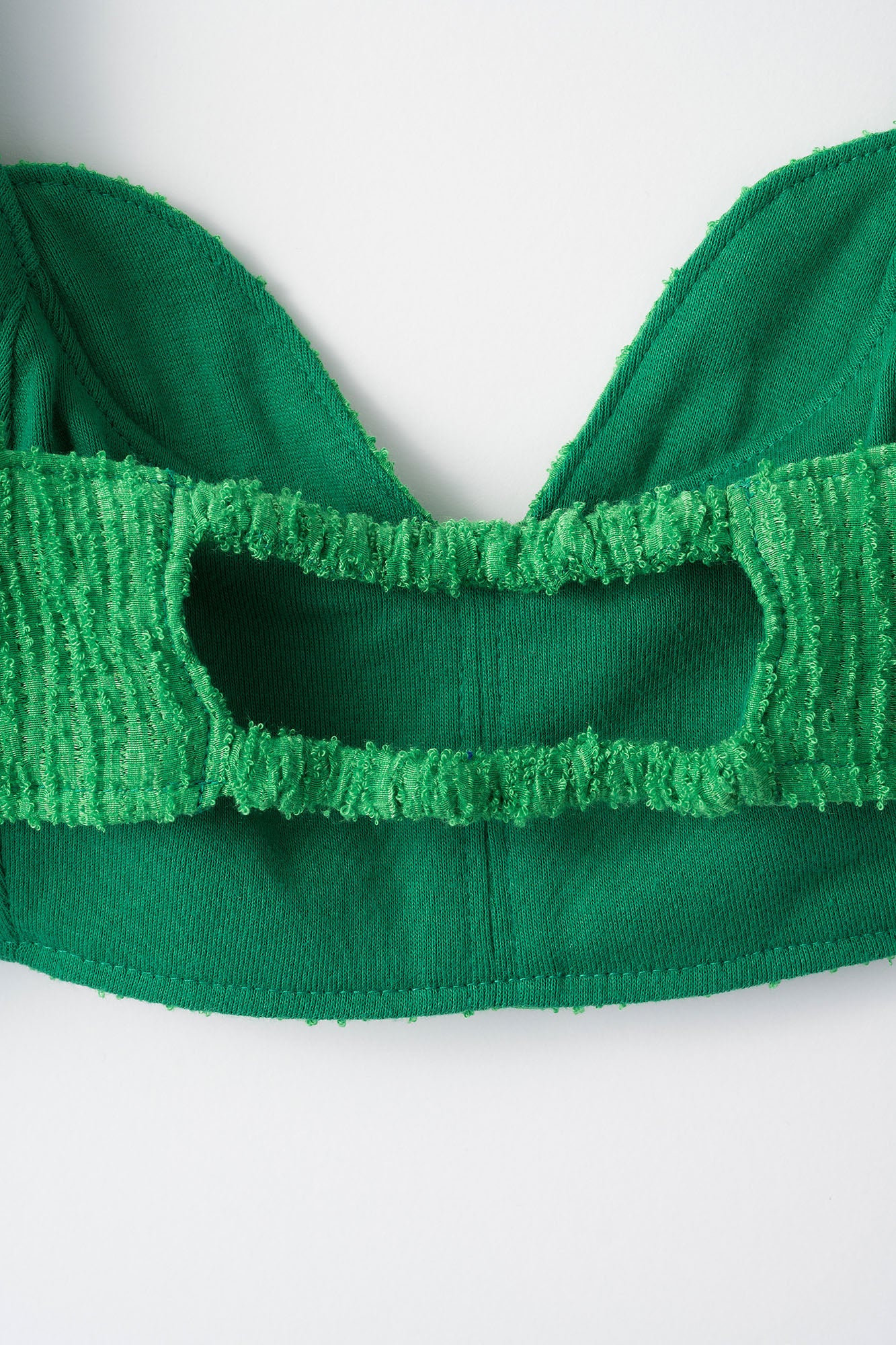 Unevenness bra top (Green)