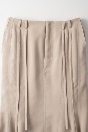 Umbrella mermaid skirt (Beige)
