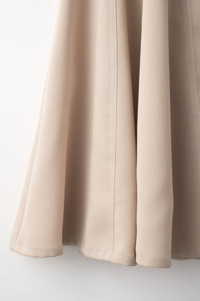 Umbrella mermaid skirt (Beige)