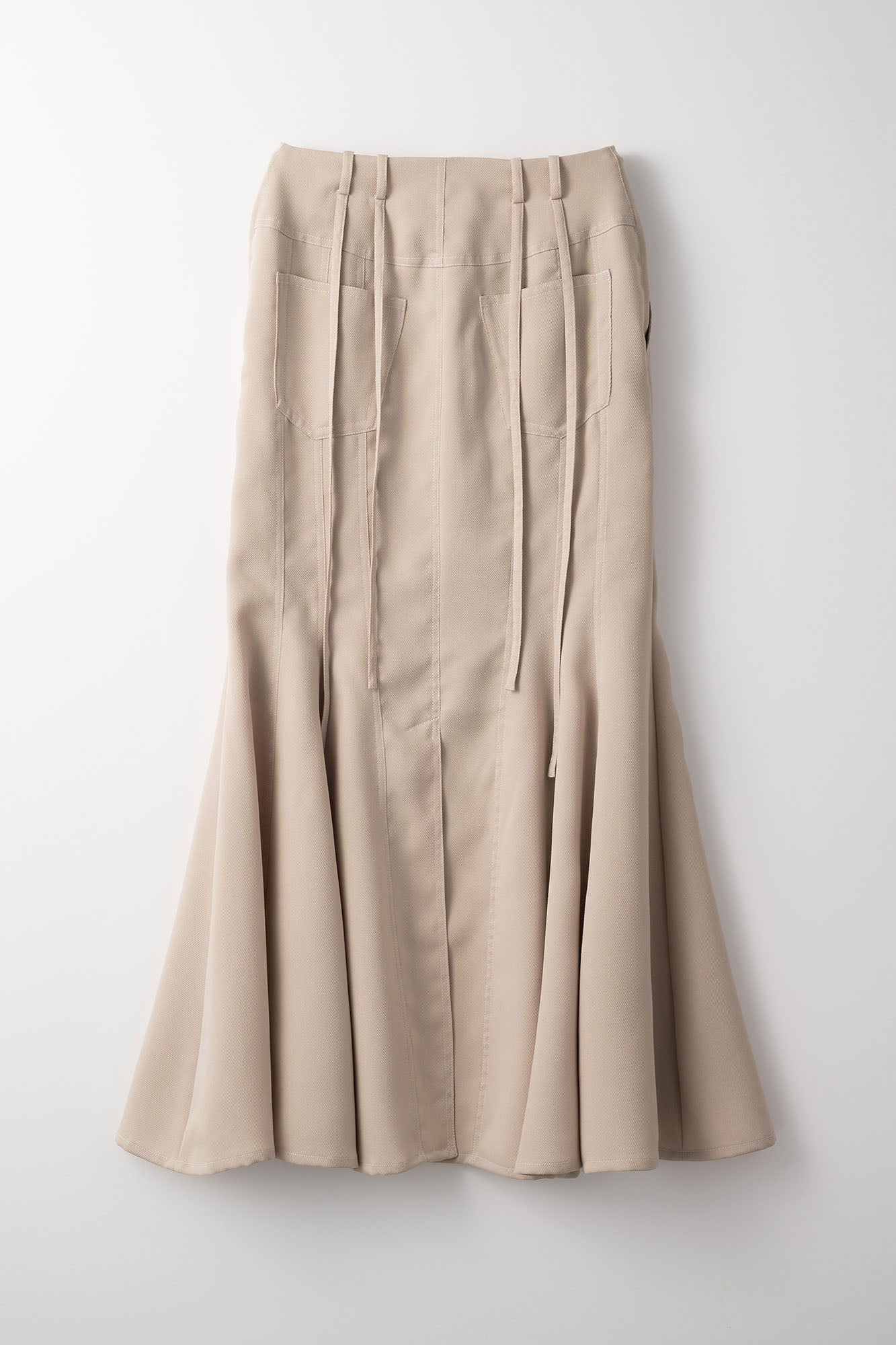Umbrella mermaid skirt (Beige)