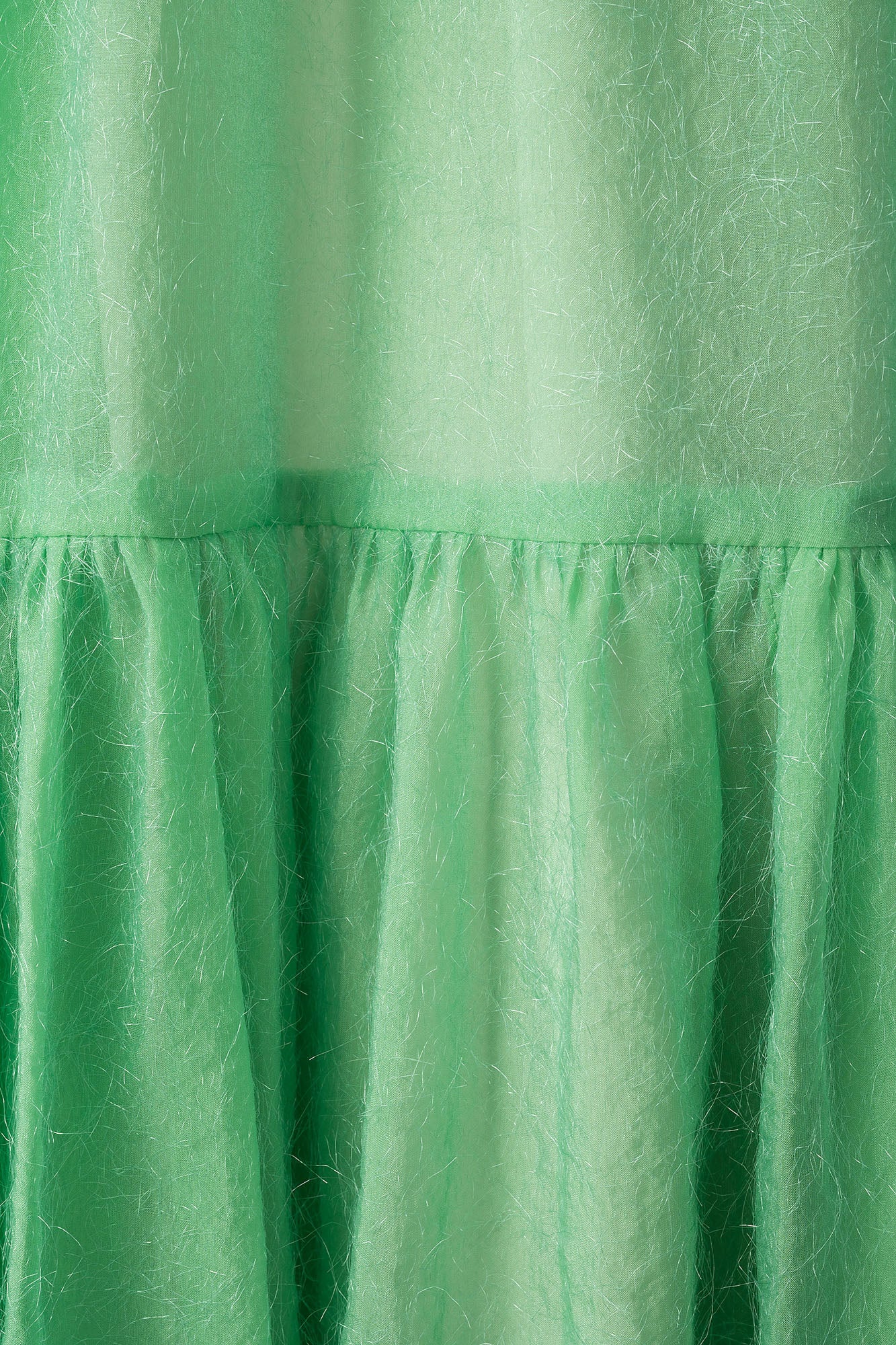 Fluffy jacquard skirt (Light green)