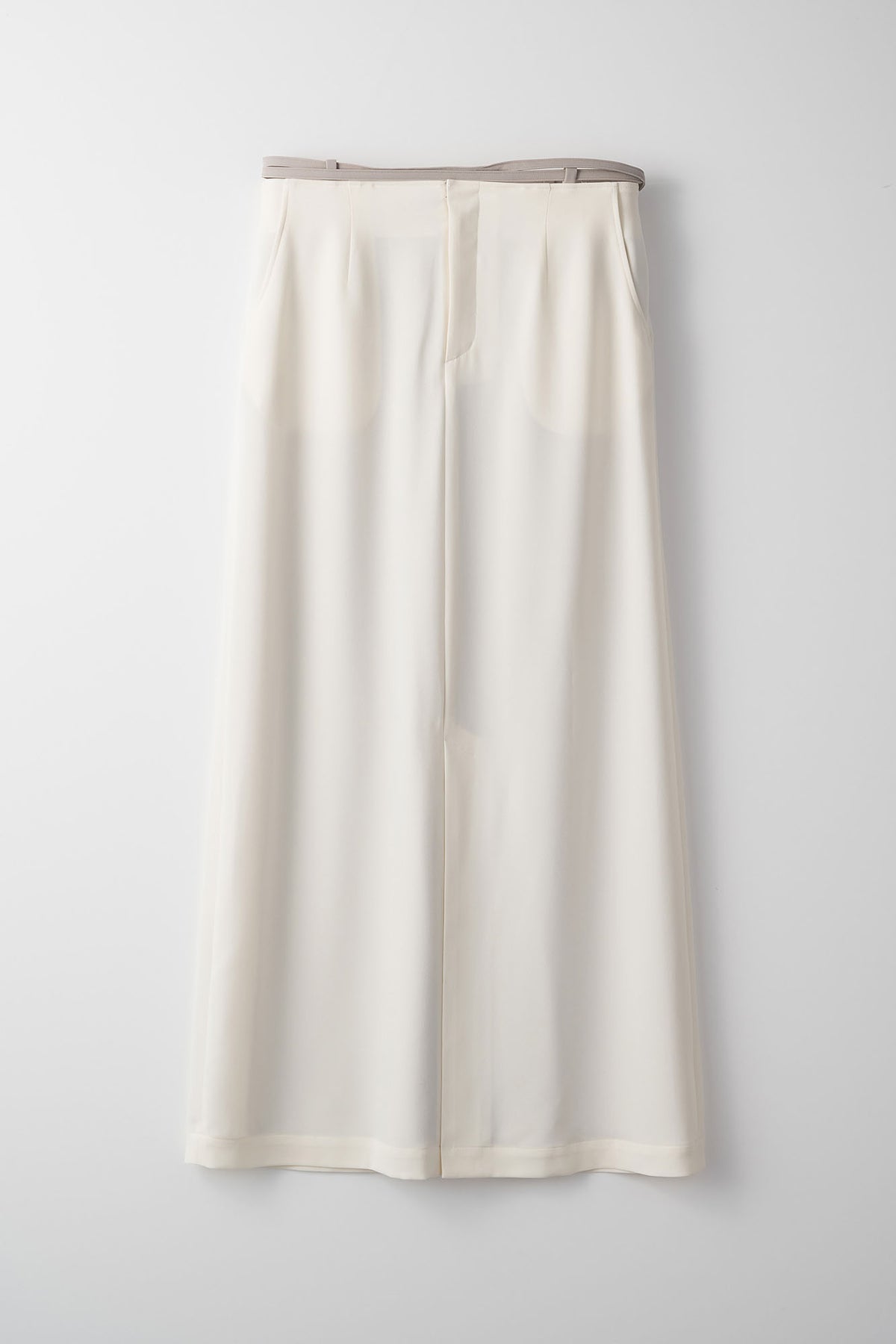 String slit skirt (White)