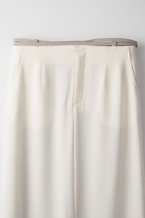 String slit skirt (White)