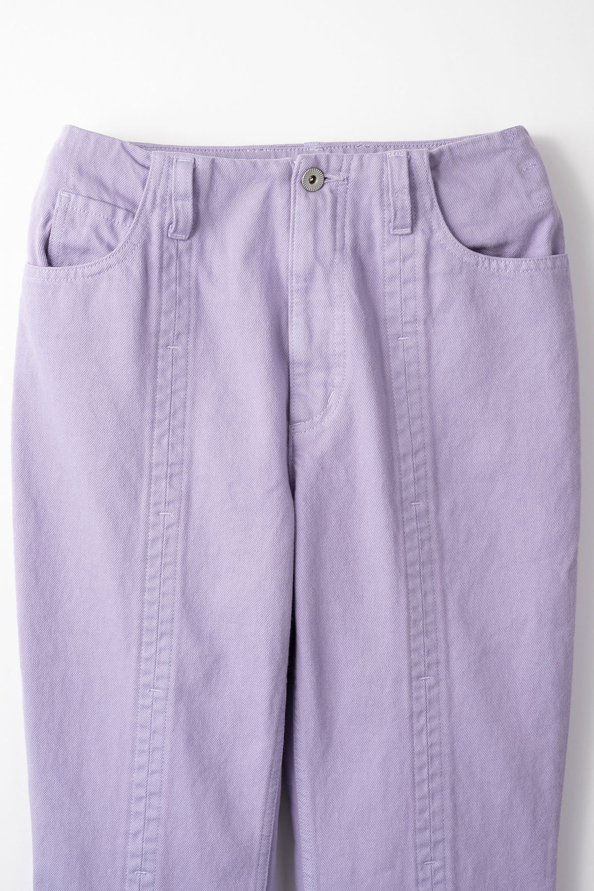Tucked slit denim (Lilac)