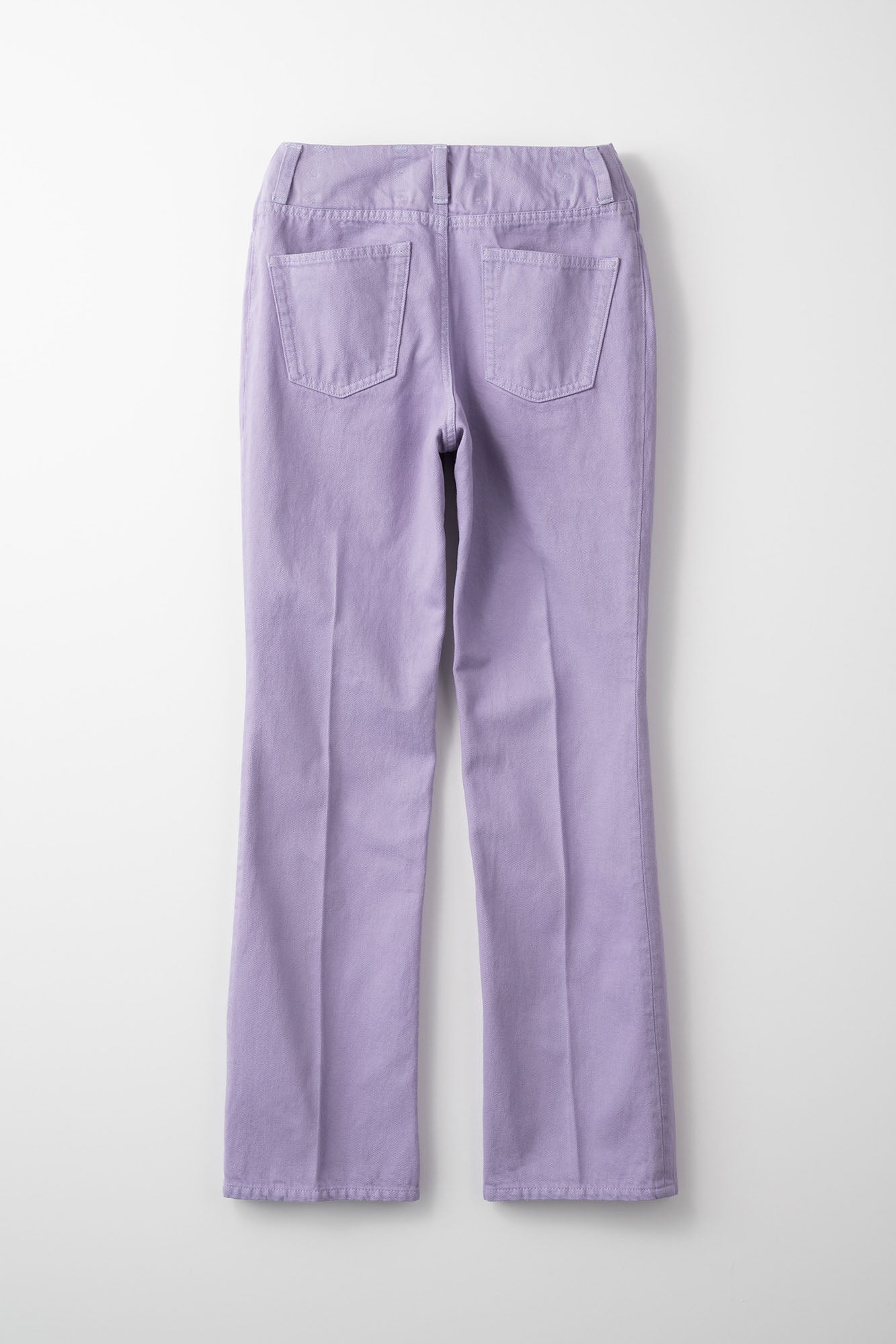 Tucked slit denim (Lilac)