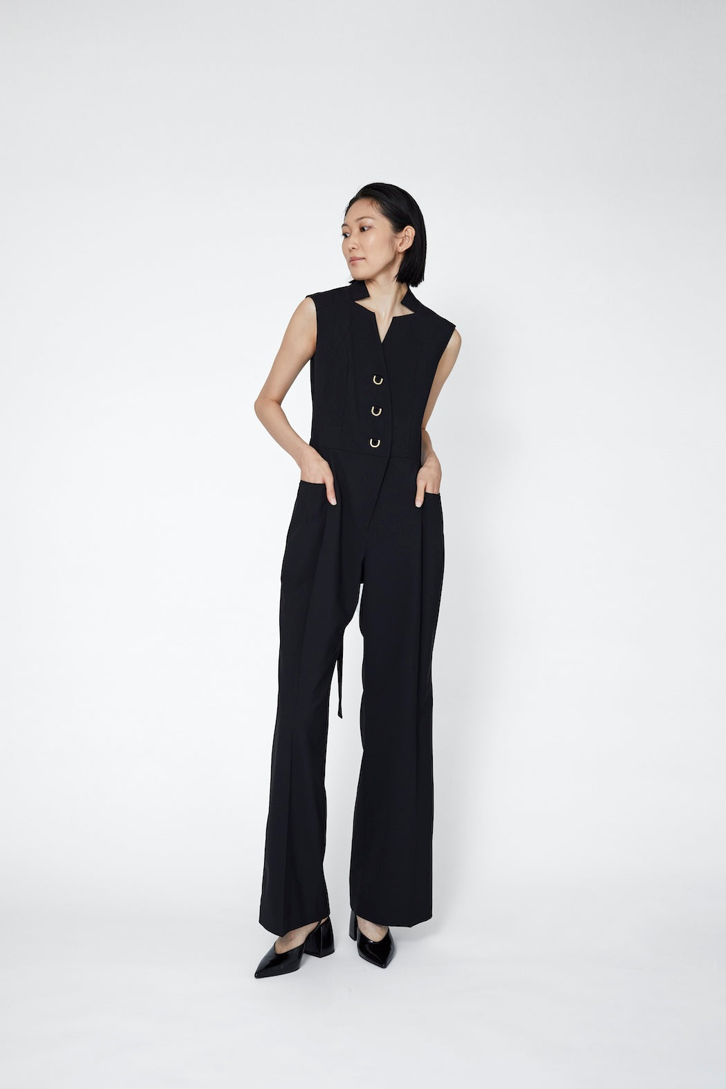 Branching jumpsuit (Black)