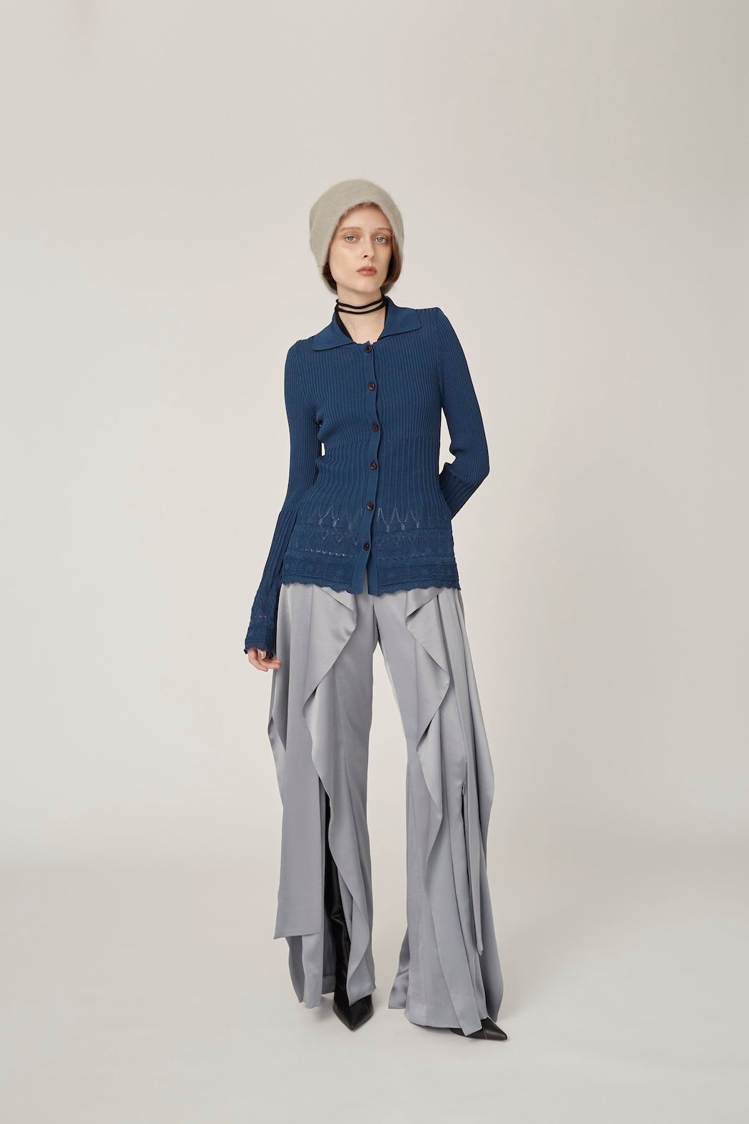 Rippling slacks (Gray)