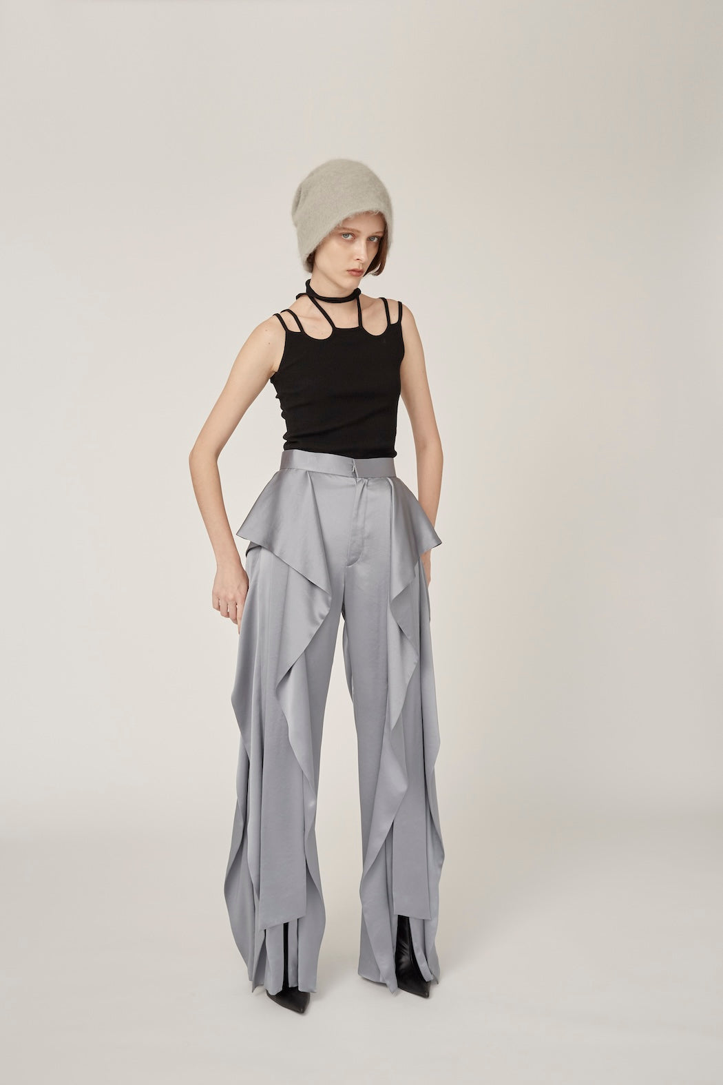 Rippling slacks (Gray)