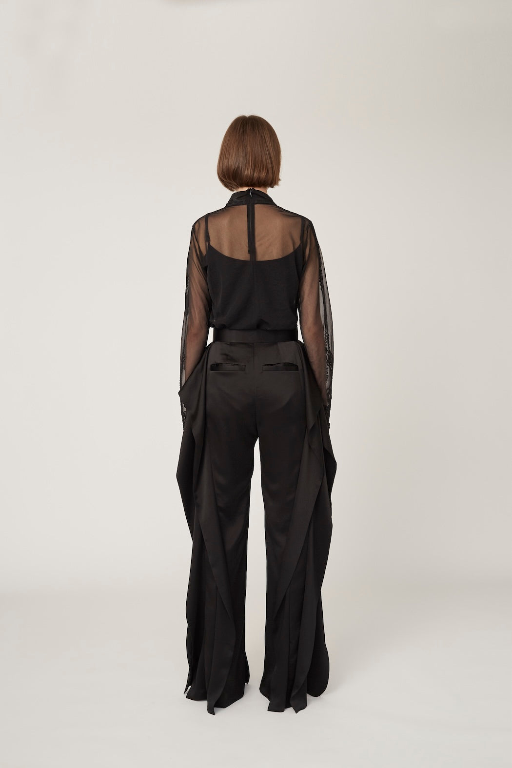 Rippling slacks (Black)