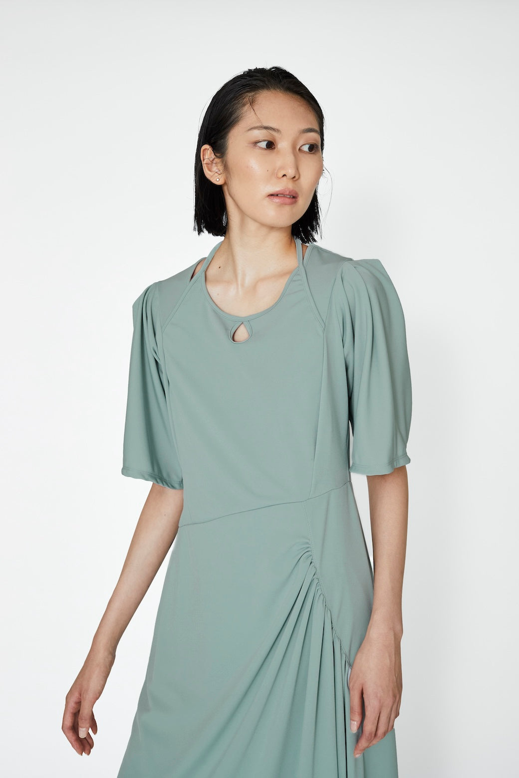 Fabaceae jersey dress (Black)