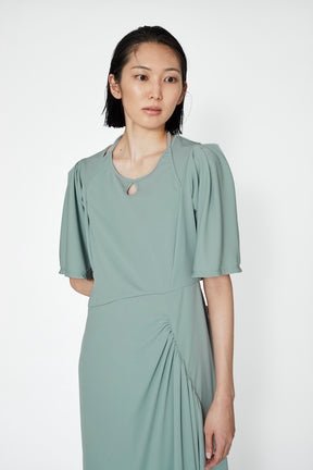 Fabaceae jersey dress (Black)