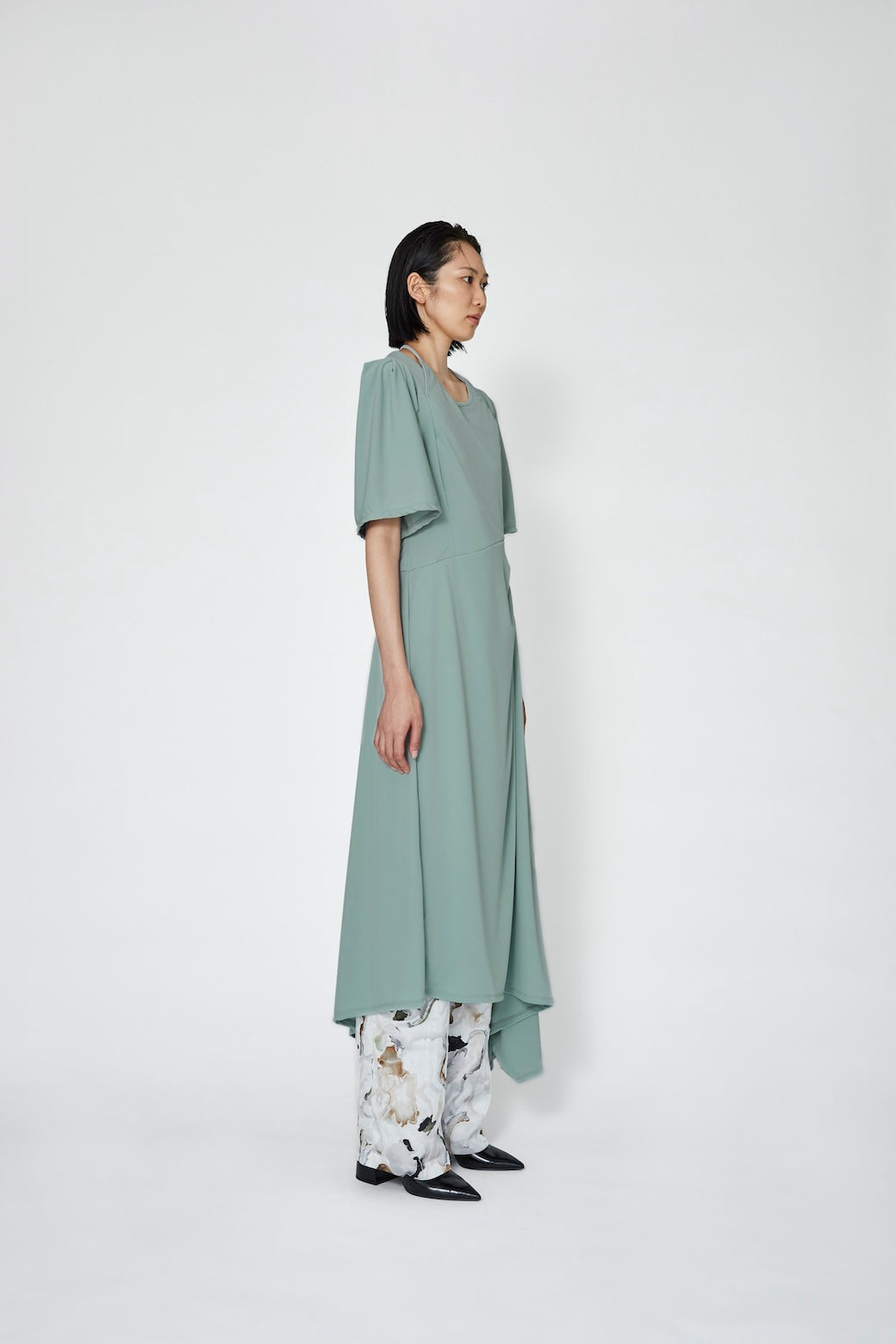 Fabaceae jersey dress (Mint)