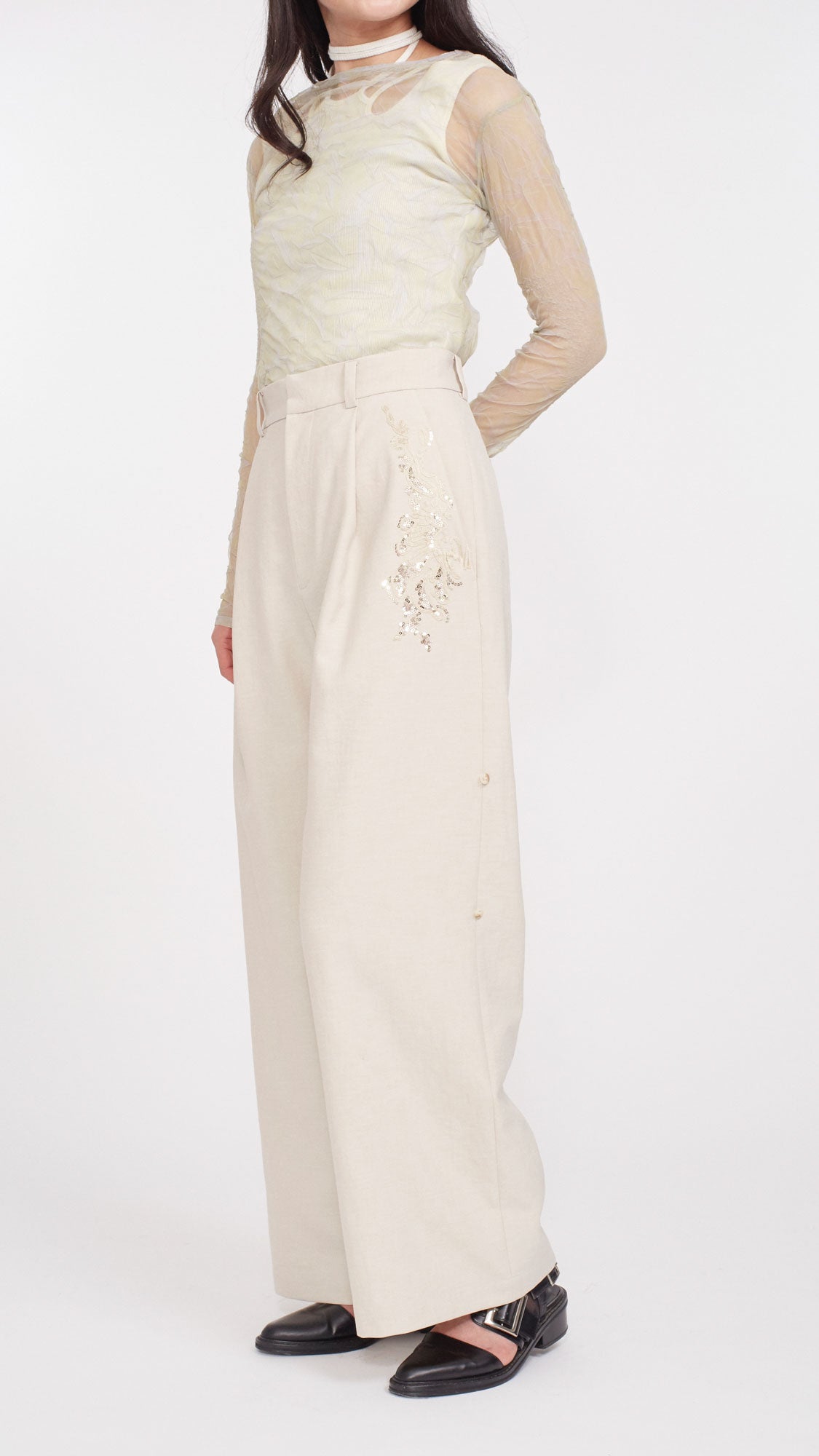 MURRAL Glitter ivy tank (Black)