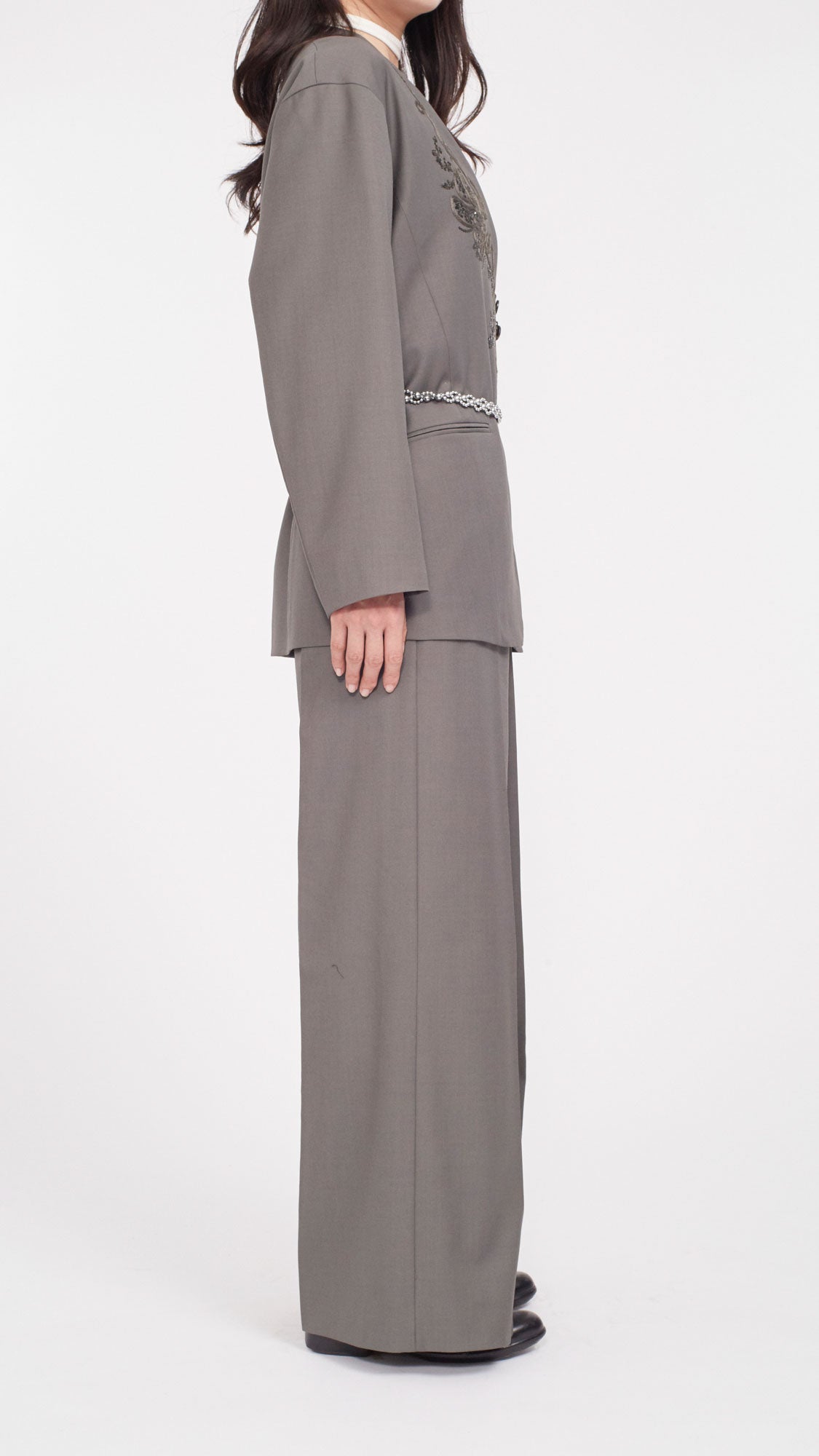 MURRAL Gurkha asymmetry slacks (Khaki)