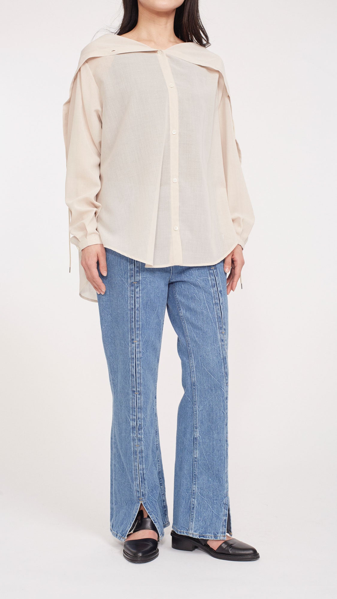 MURRAL Float hood shirt (Light blue)