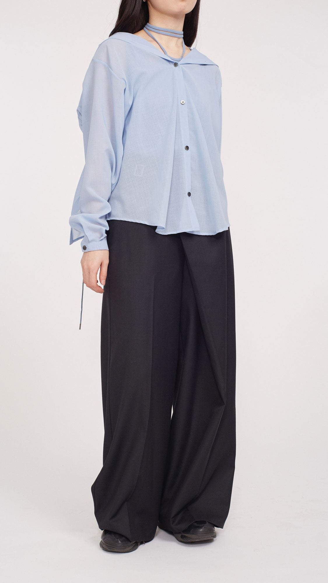 MURRAL Float hood shirt (Light blue)