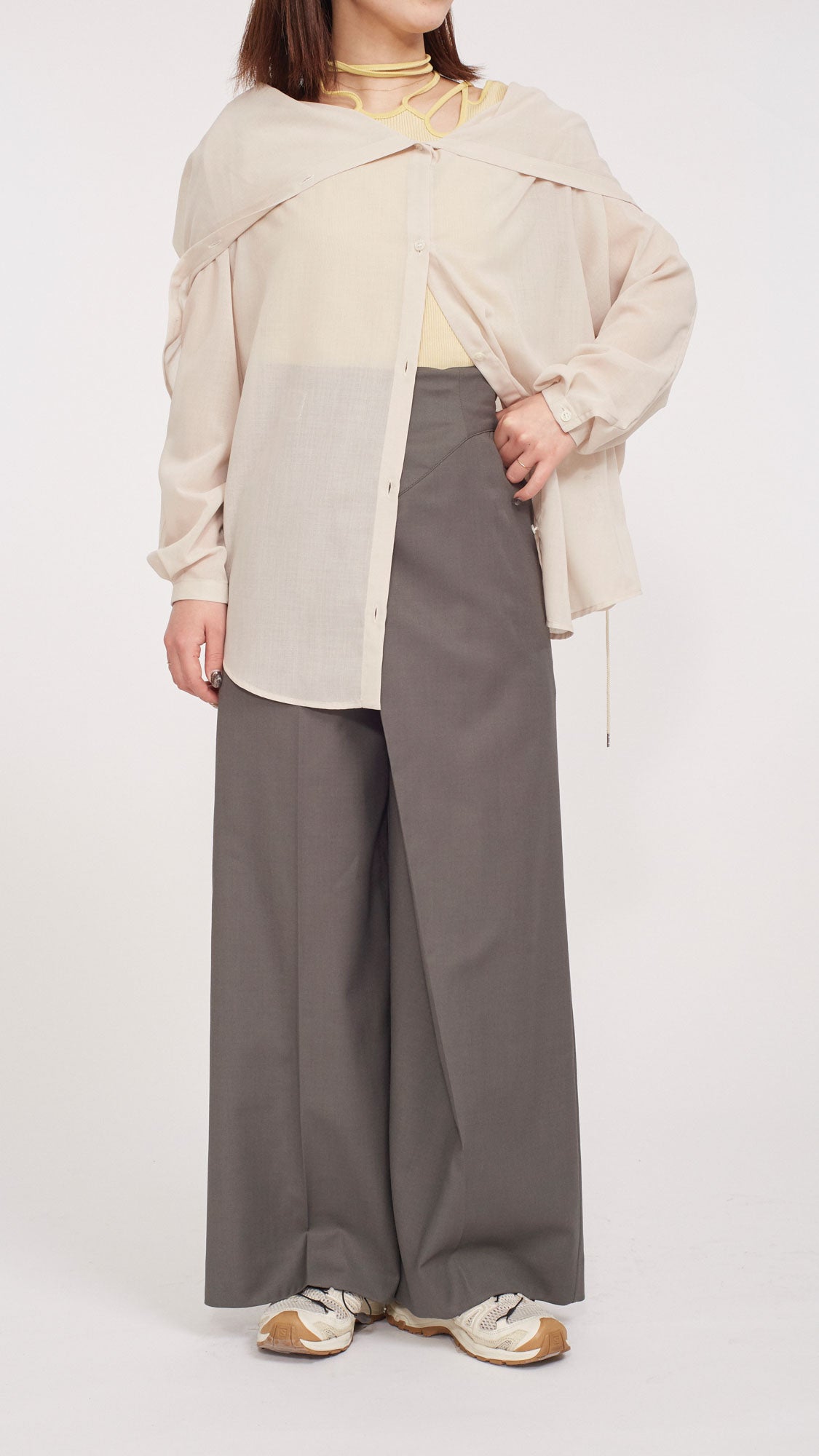 MURRAL Float hood shirt (Light blue)