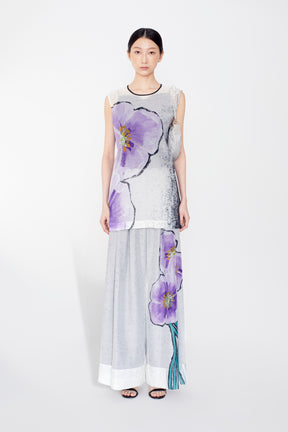 "Poppy" drawing tops (Ivory)