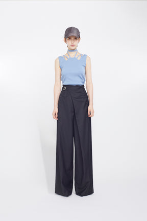 Ivy halfsleeve tops (Light blue)