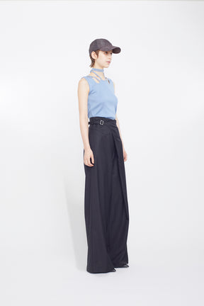 Ivy halfsleeve tops (Light blue)