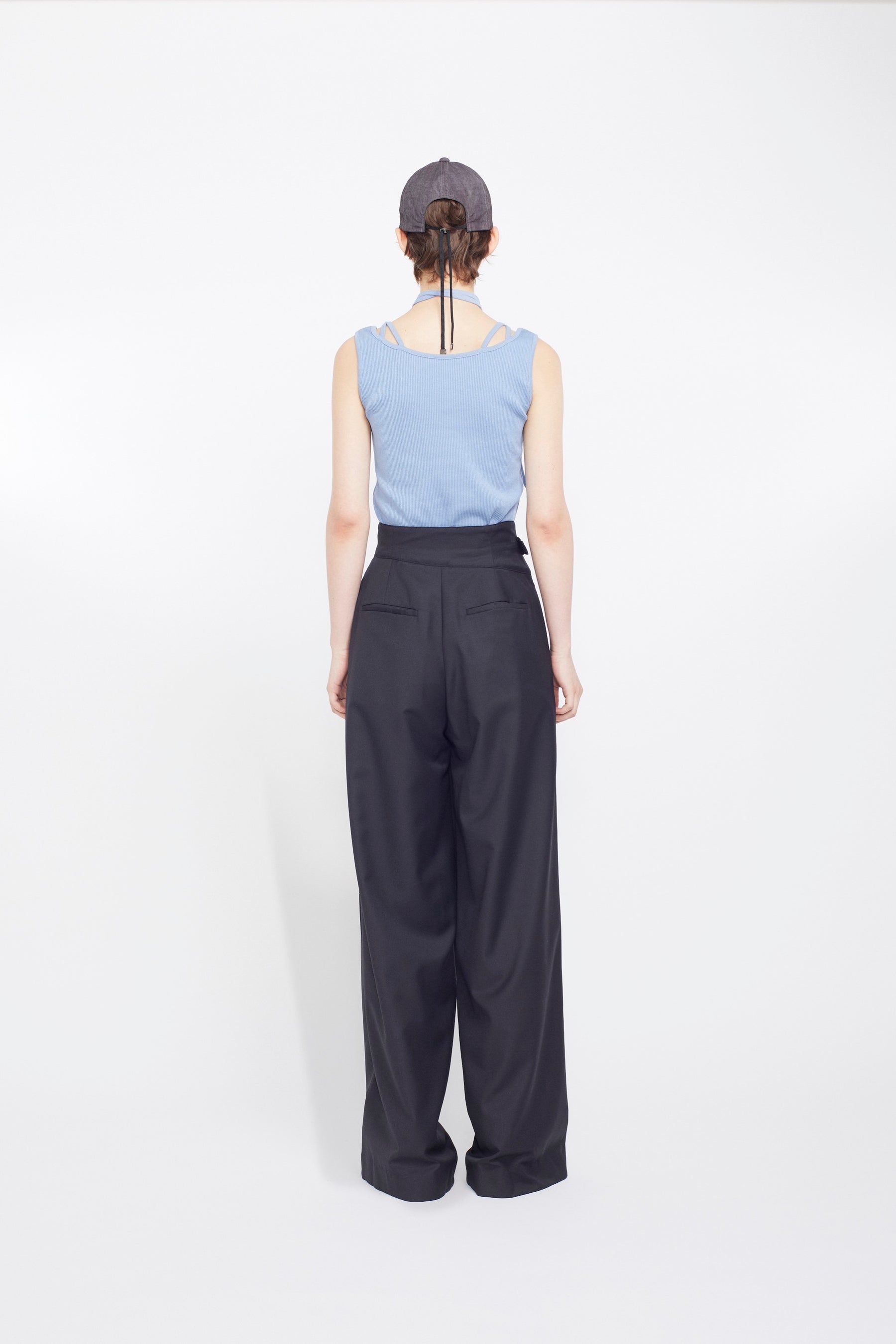 Ivy halfsleeve tops (Light blue)
