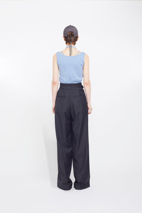 Ivy halfsleeve tops (Light blue)