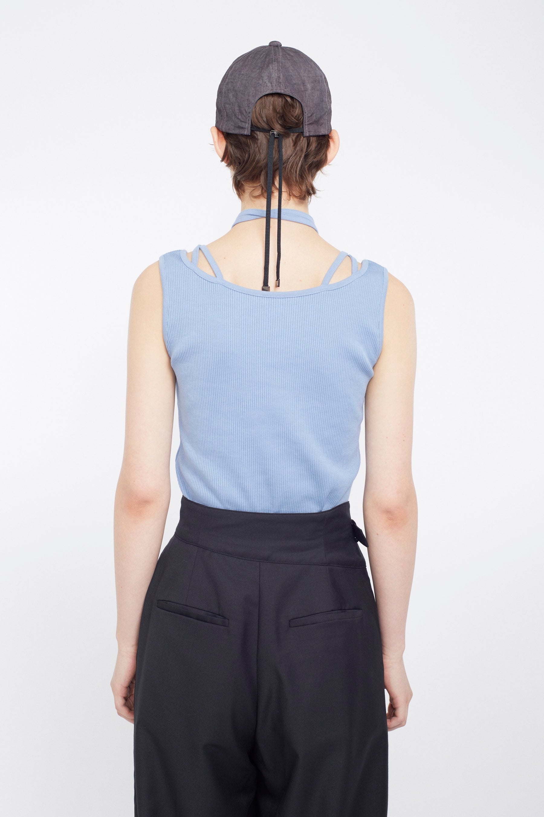 Ivy halfsleeve tops (Light blue)