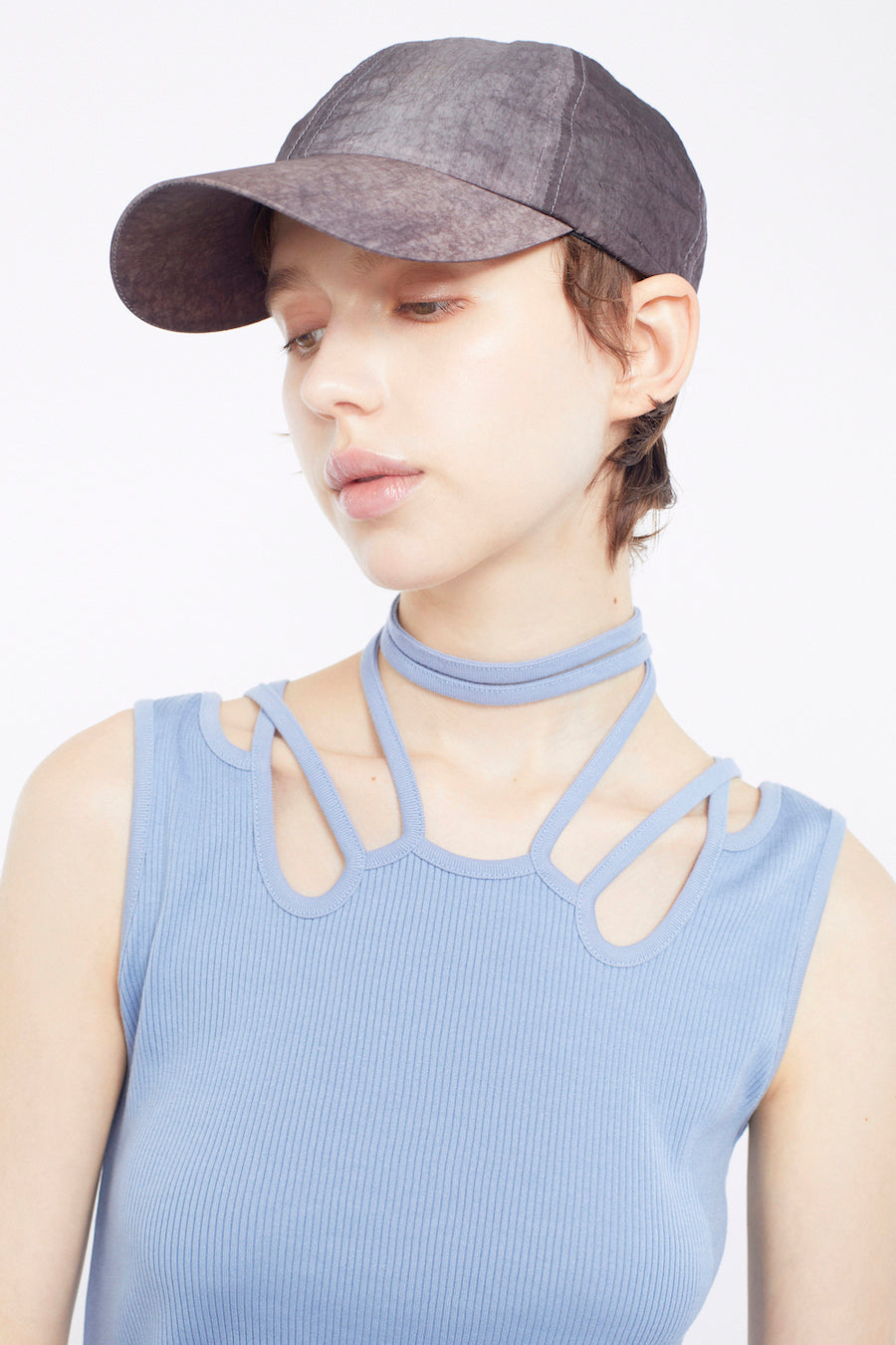 Ivy halfsleeve tops (Light blue)