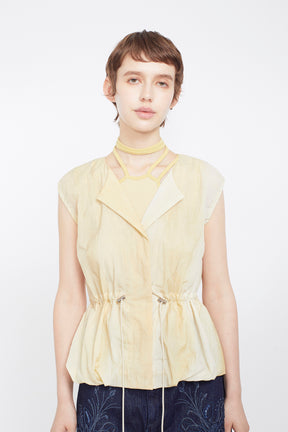 Radiance sleeveless tops (Yellow)