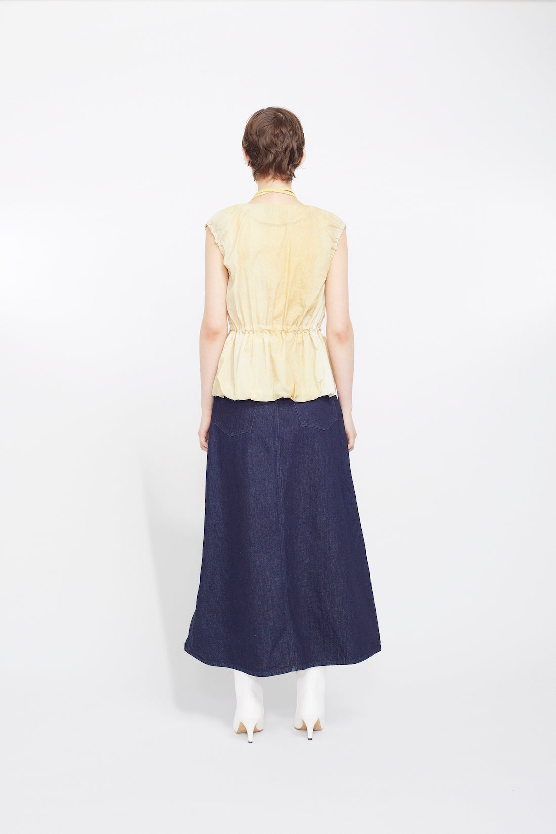 Radiance sleeveless tops (Yellow)