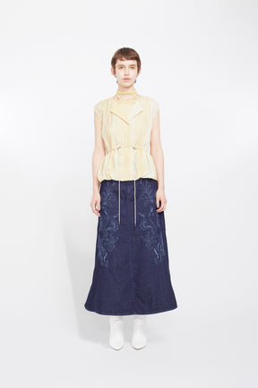 Radiance sleeveless tops (Yellow)
