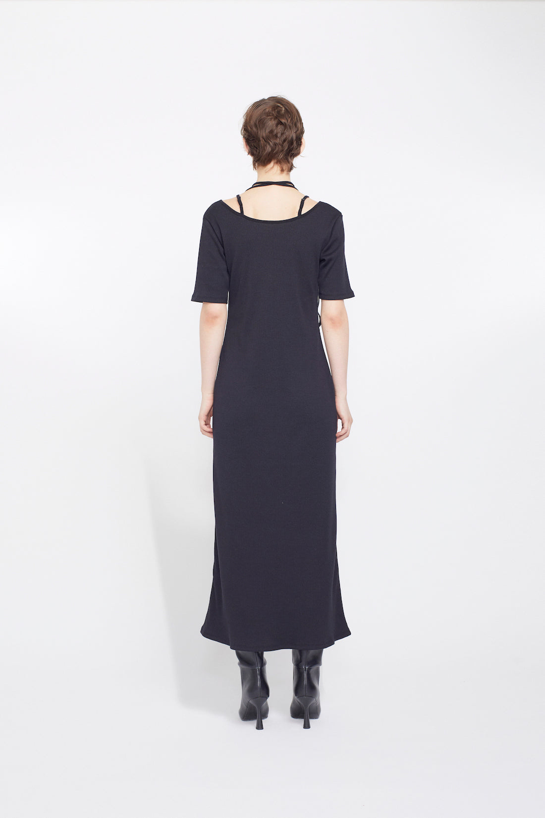 Ivy halfsleeve dress (Black)