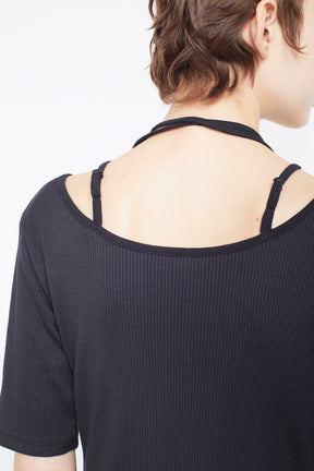 Ivy halfsleeve dress (Black)