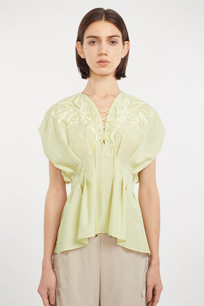 Glimmer embroidered tops (Yellow)