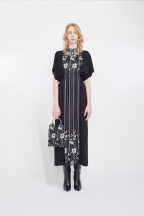 Classic lace dress (Black)