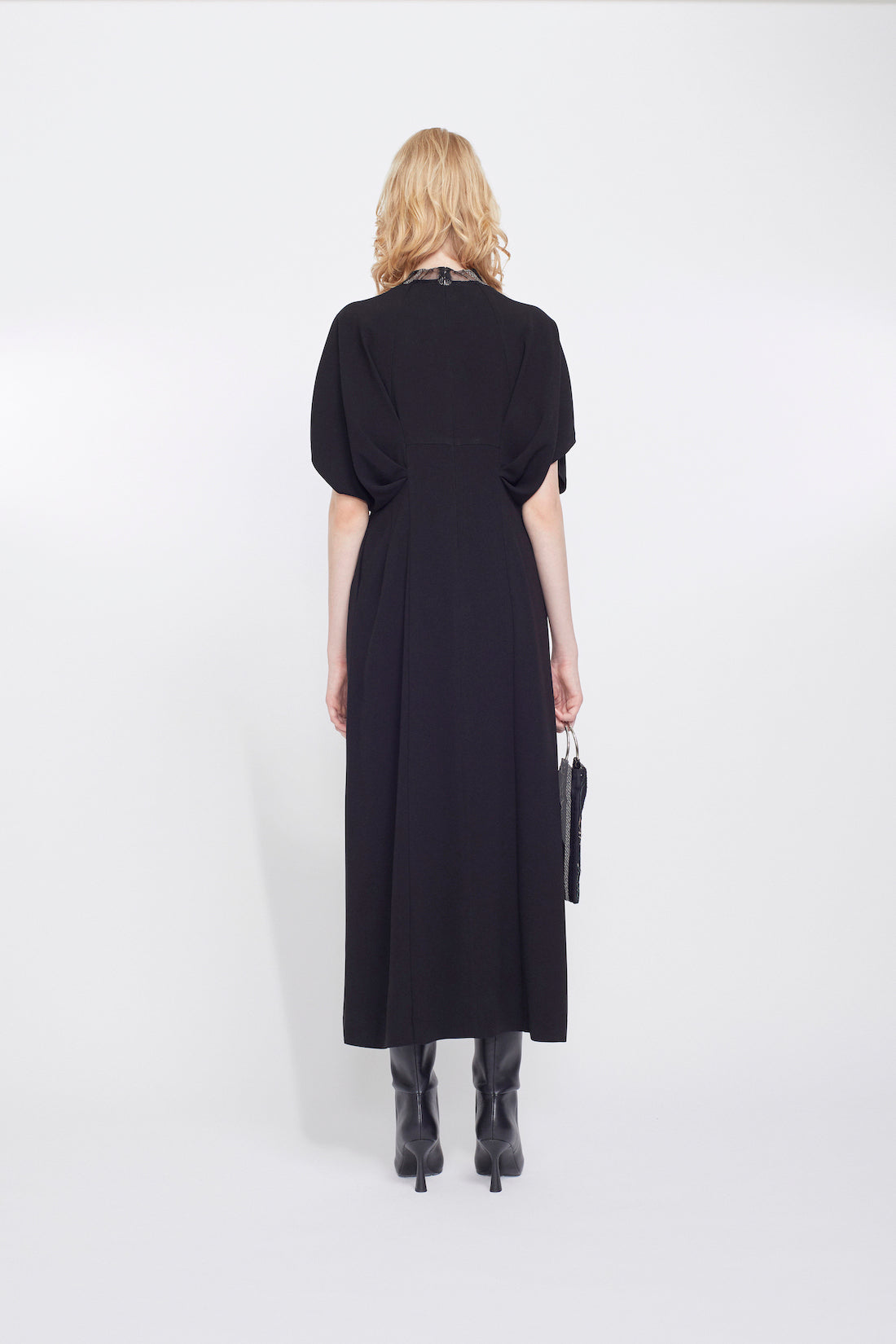 Classic lace dress (Black)