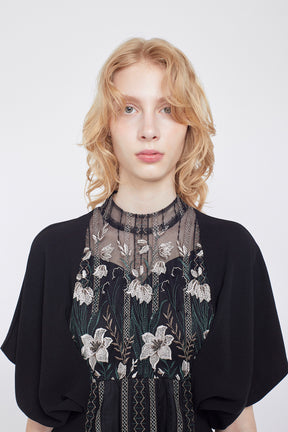 Classic lace dress (Black)