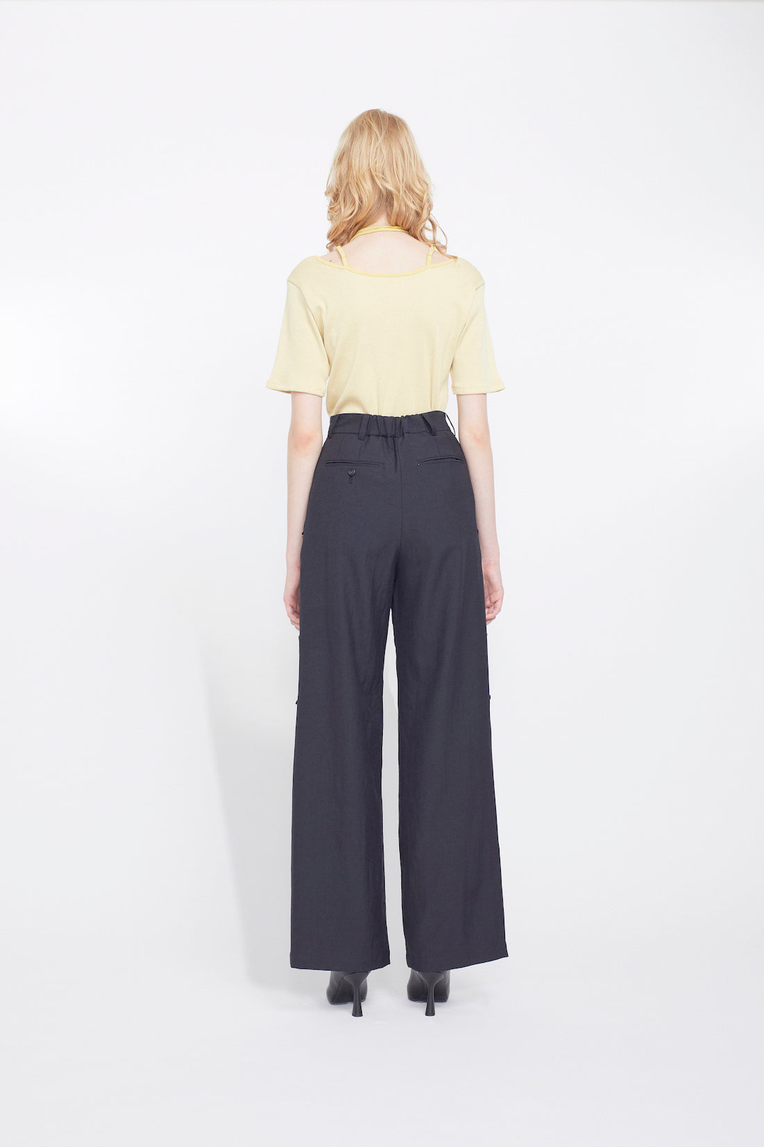 Ivy halfsleeve tops (Yellow)