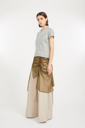 Stem tulle dress (Olive)