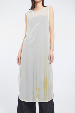 Narcissus print dress (Ecru)