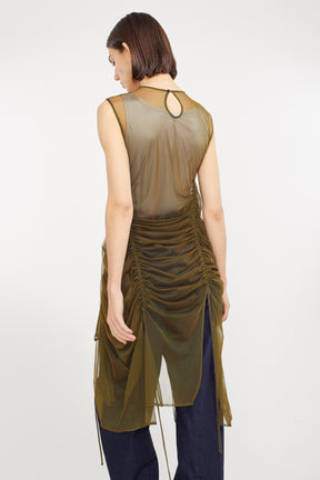 Stem tulle dress (Olive)