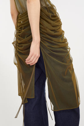 Stem tulle dress (Olive)