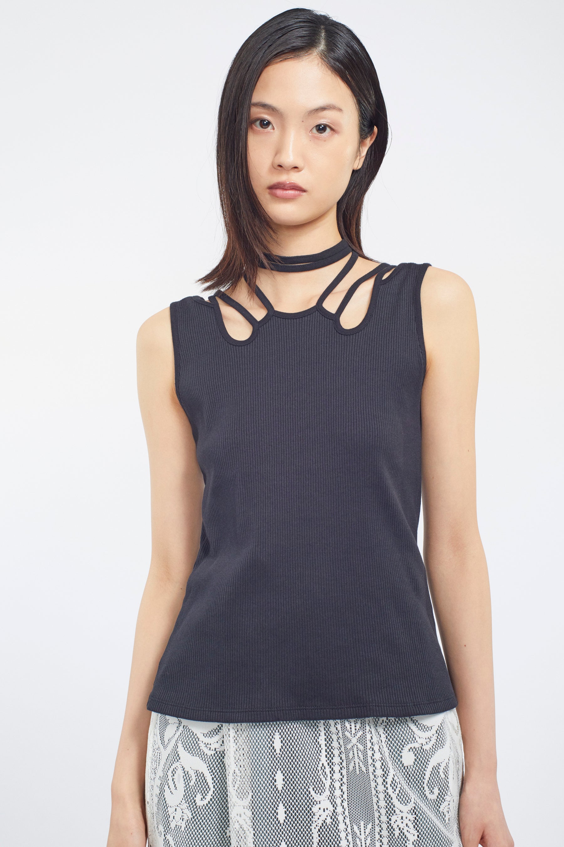 Ivy tank (Black)