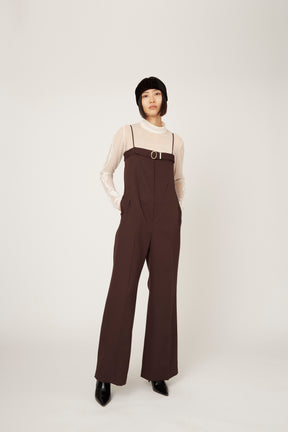 "Shenandoah" jumpsuit (Brown)